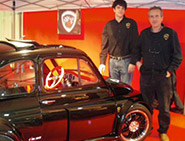 Fiat 500 con motore Ferrari